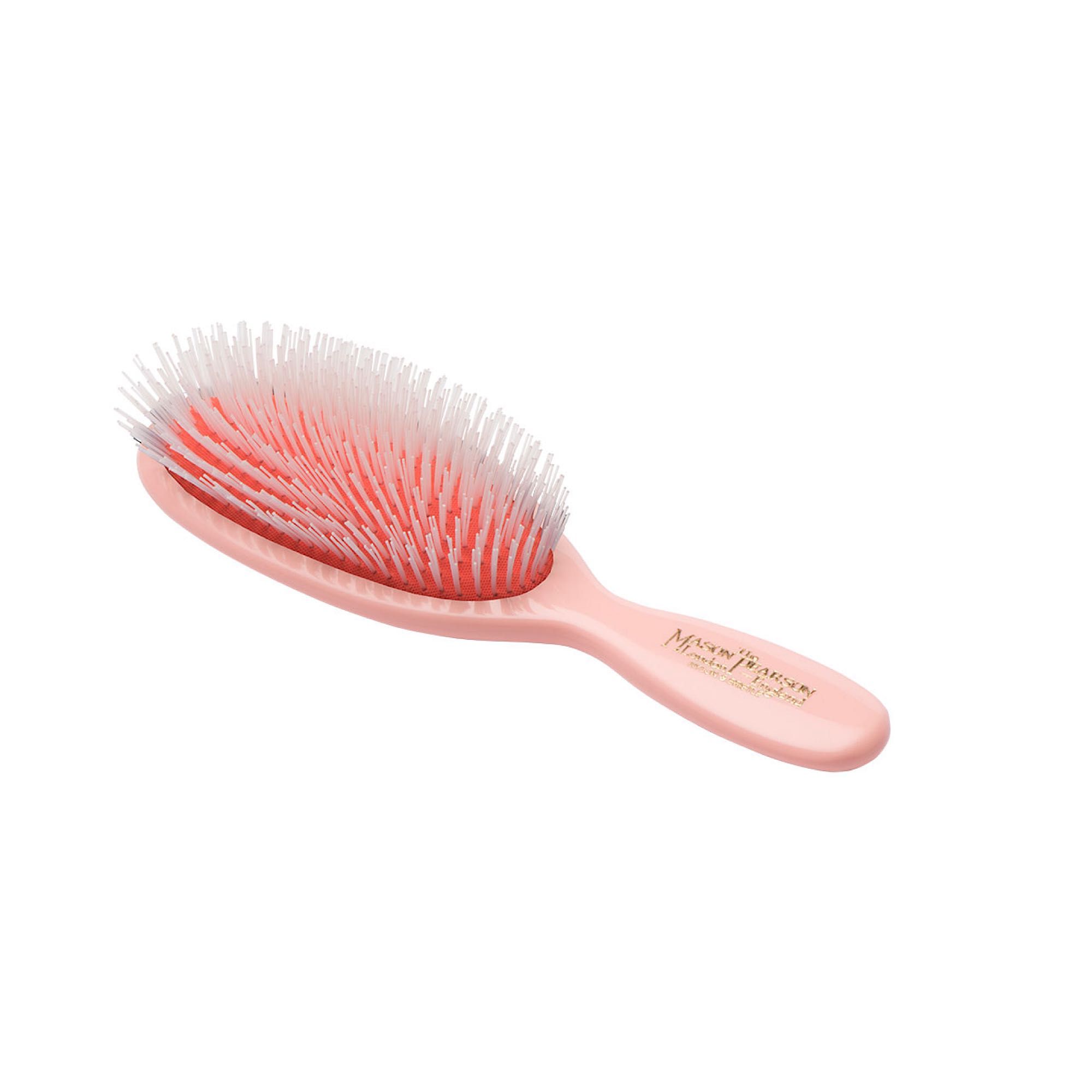 Mason Pearson Pocket Nylon Bristle Hair Brush Pink