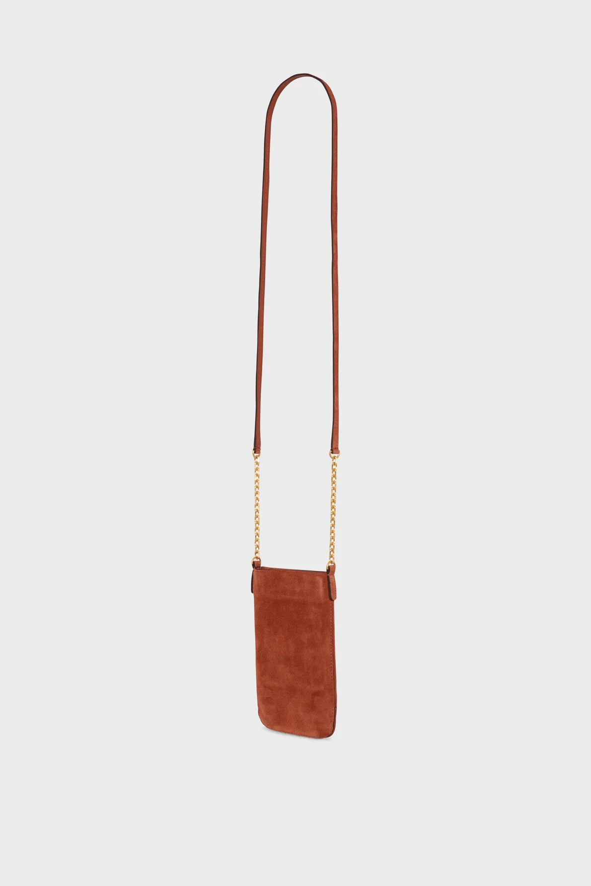 Porte téléphone en cuir velours - LE CHARLOTTE PHONE