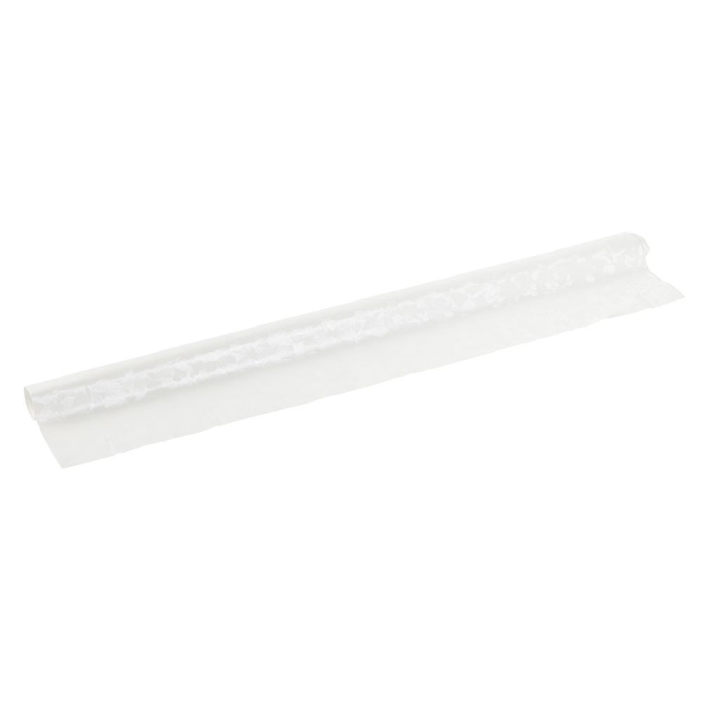 Toile cirée nacré blanc L140cm