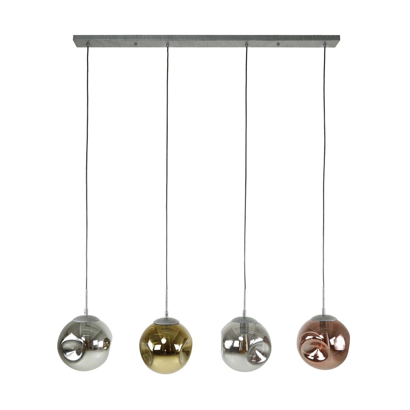 Giga Meubel Hanglamp Stellar - Zilver Metaal - 130x150x25cm