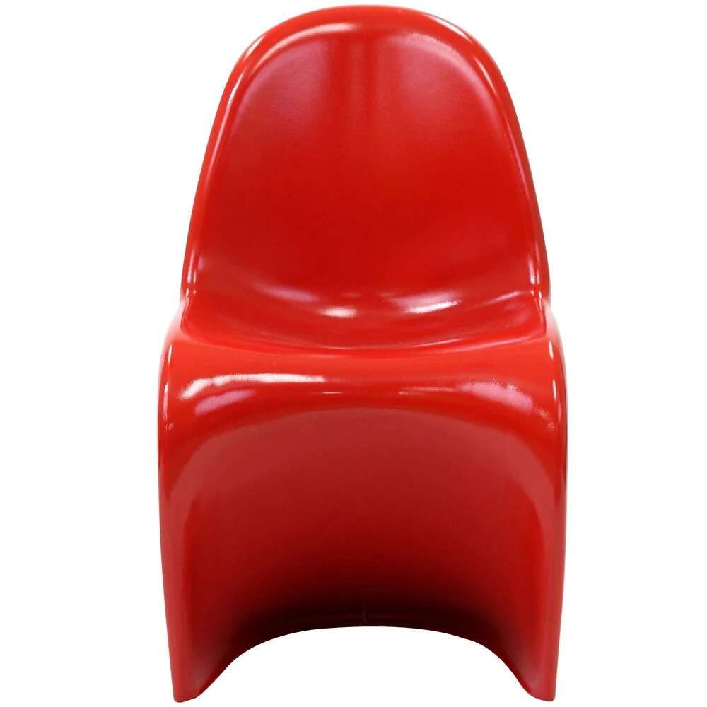 Small 'S' Style Red Plastic Chair