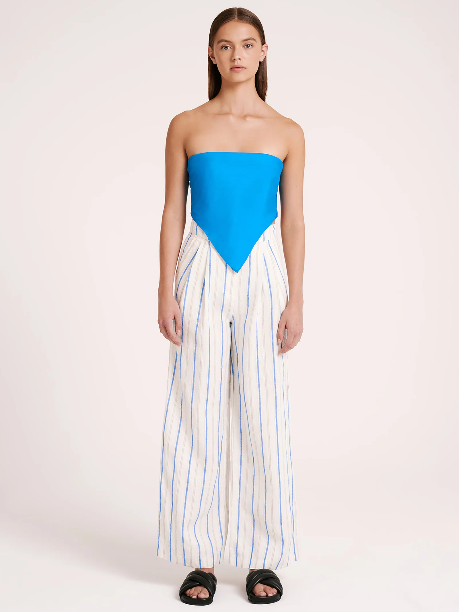Lea Cupro Scarf Top