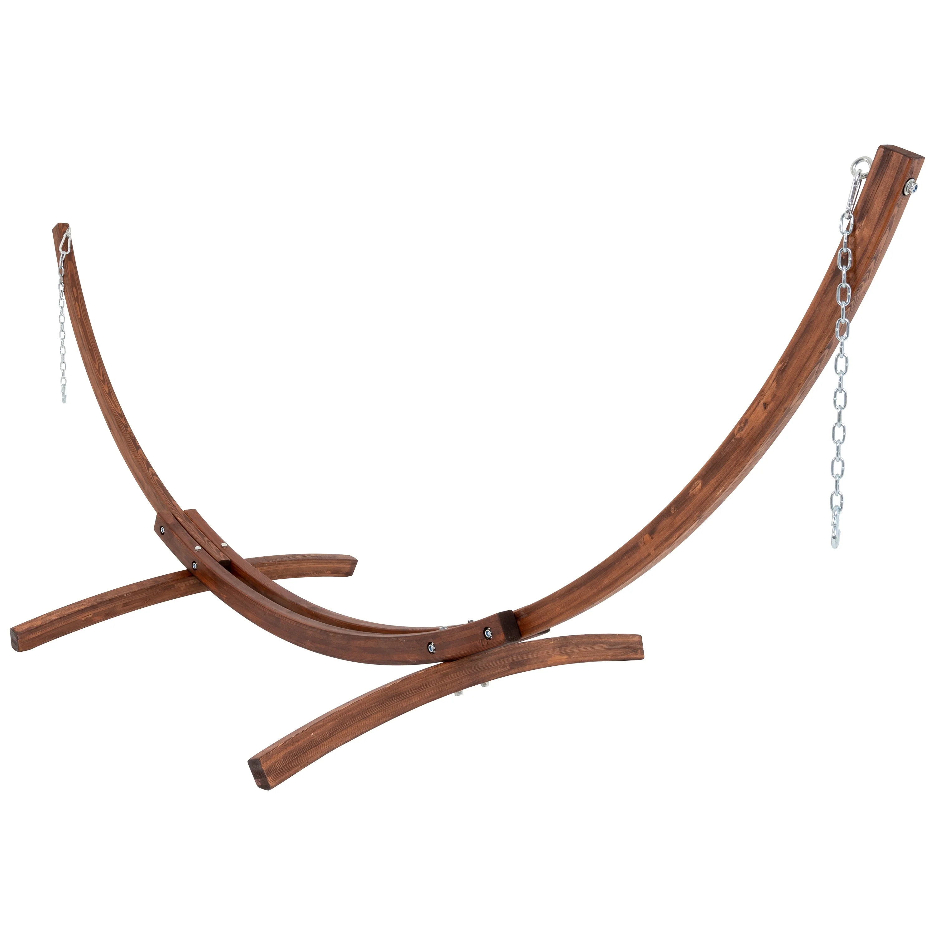 10 Feet Russian Pine Hardwood Arc Frame Hammock Stand