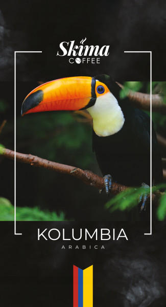 Kawa Mielona 500g Kolumbia 100% Arabica Świeżo Palona SkimaCoffee