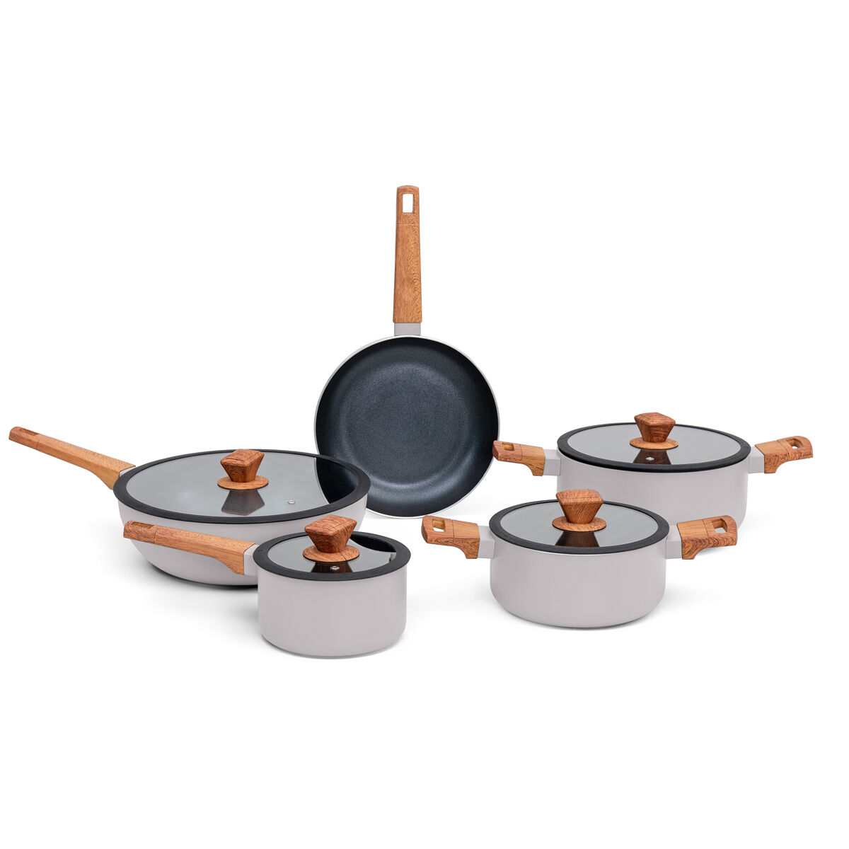 Trem de cozinha WILD cinza 5 peças