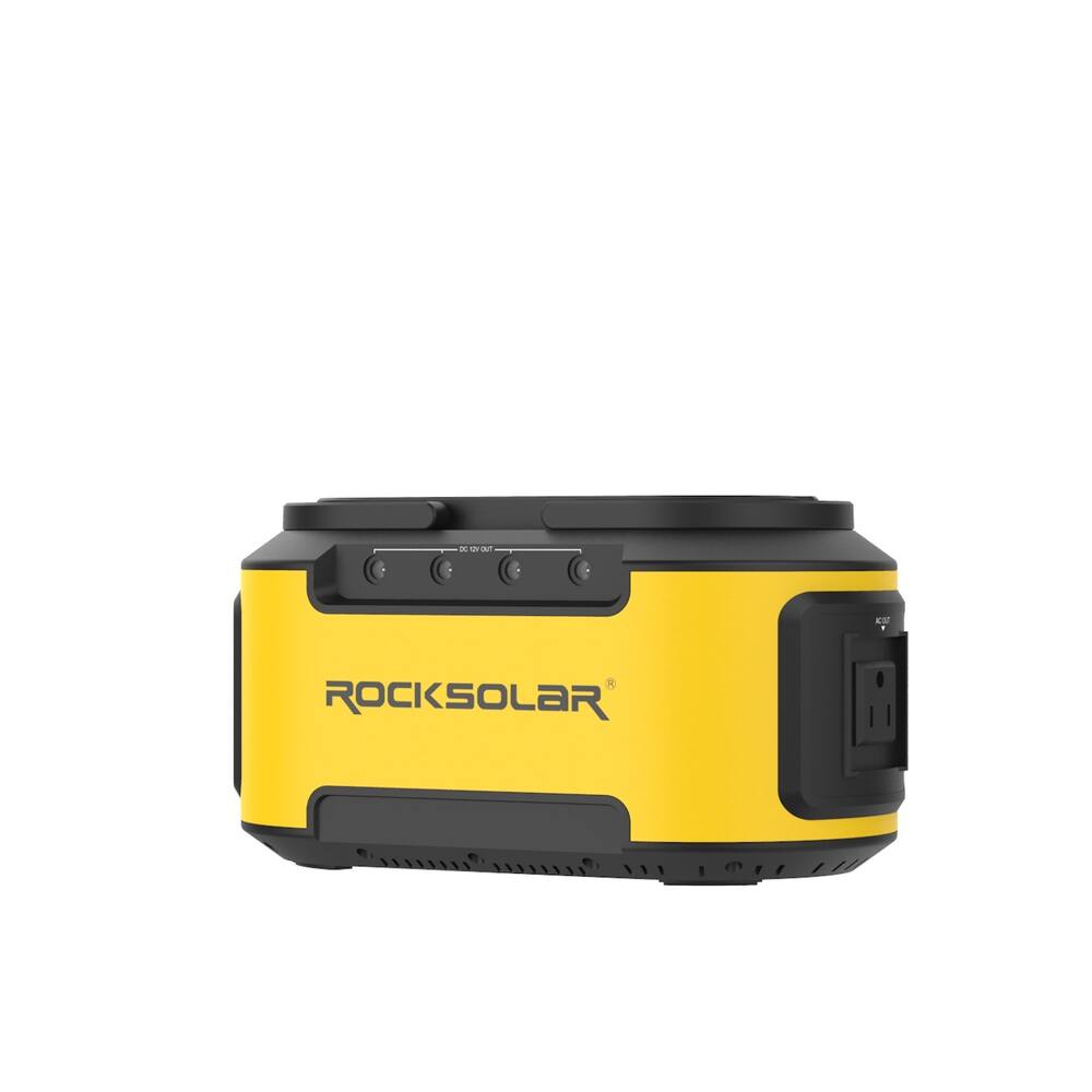 ROCKSOLAR Lithium Ion Power Station with LED Light, 200W 222Wh