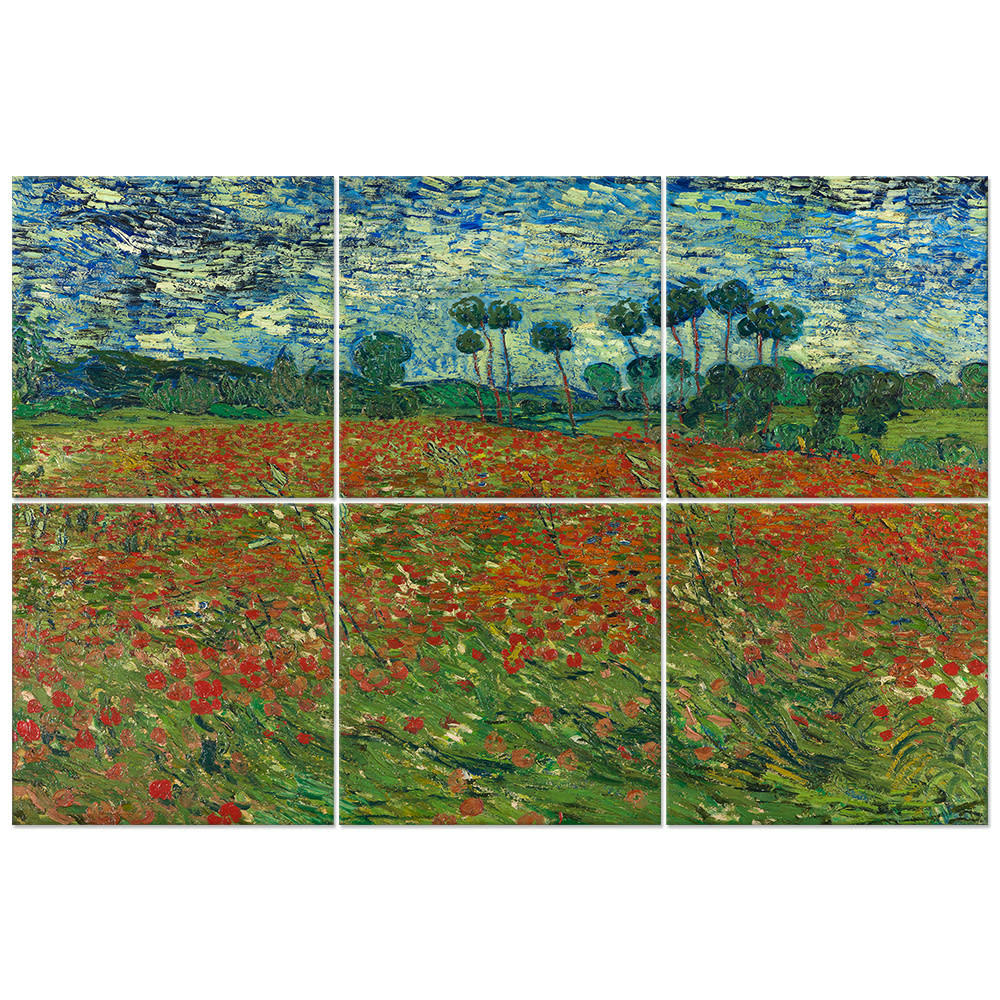 - Tableau Le Champ Des Coquelicots - Vincent Van Gogh 100x150cm