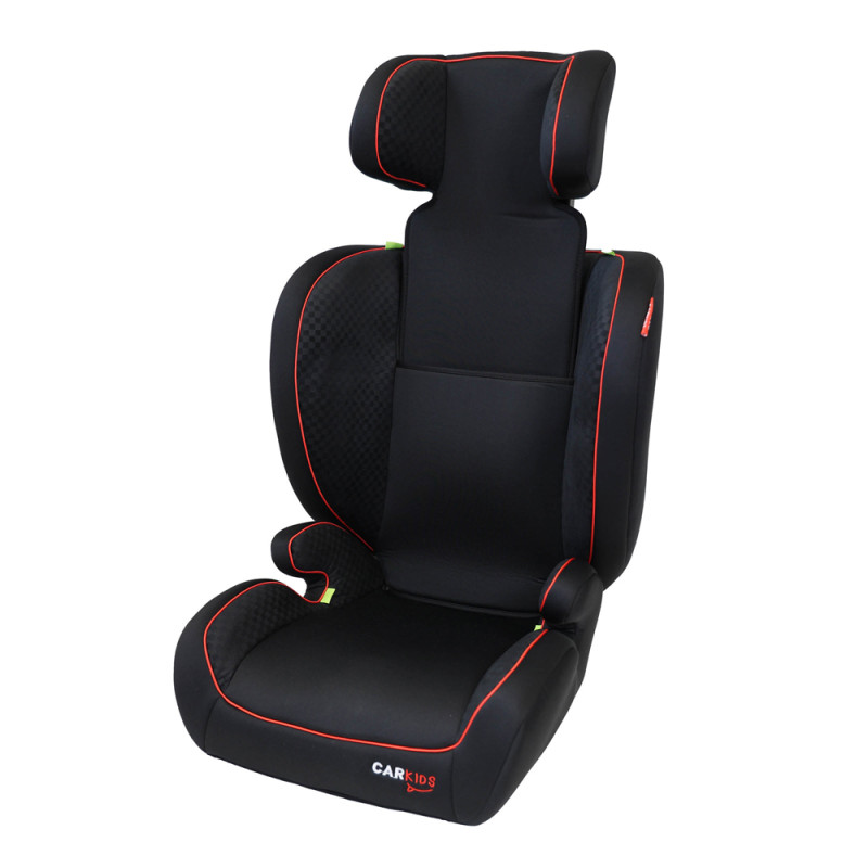 Siège pour enfant Frankie noir et rouge 100 - 150 cm CARKIDS