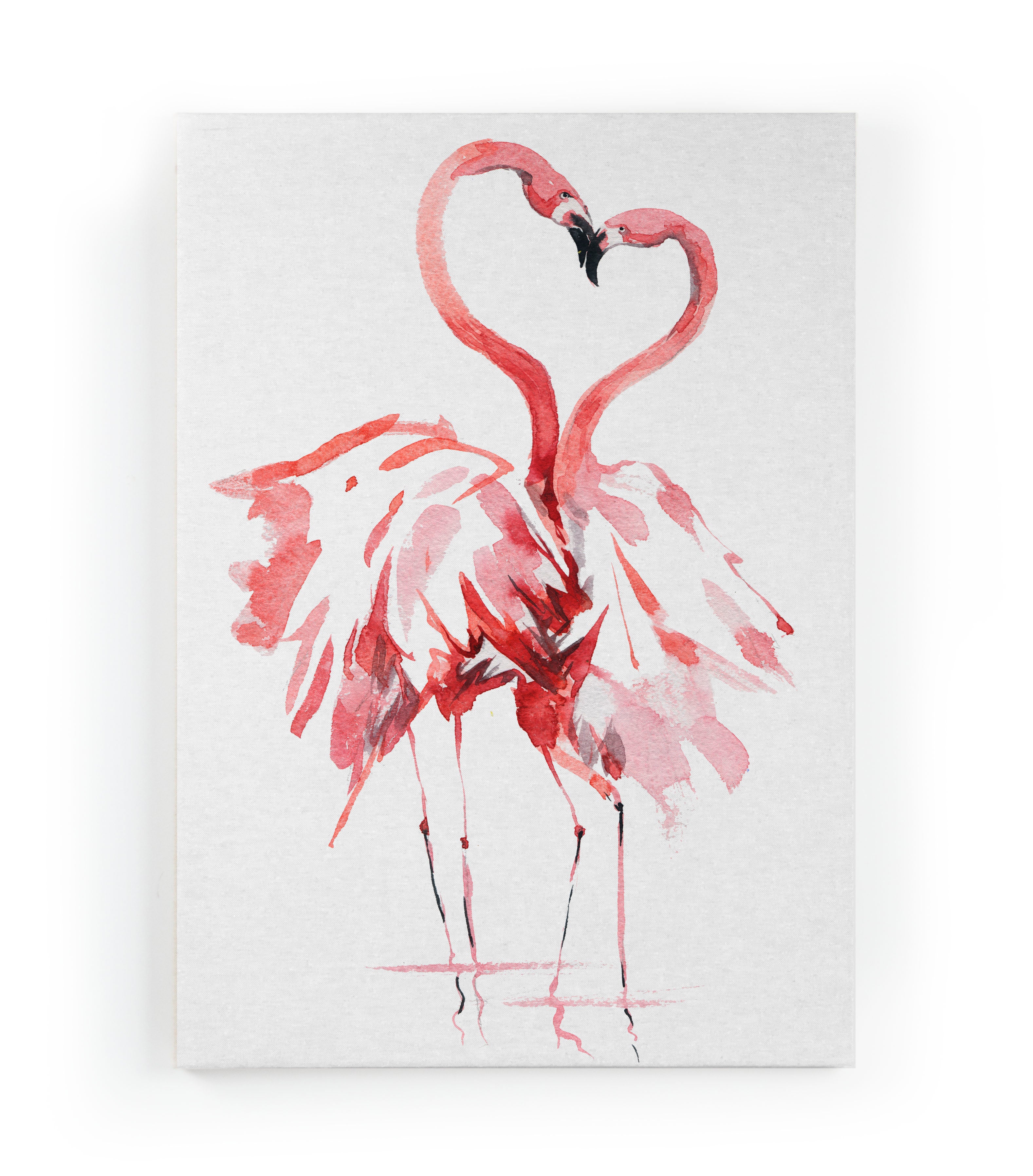 Canvas 60x40 Afdruk Liefde Flamenco