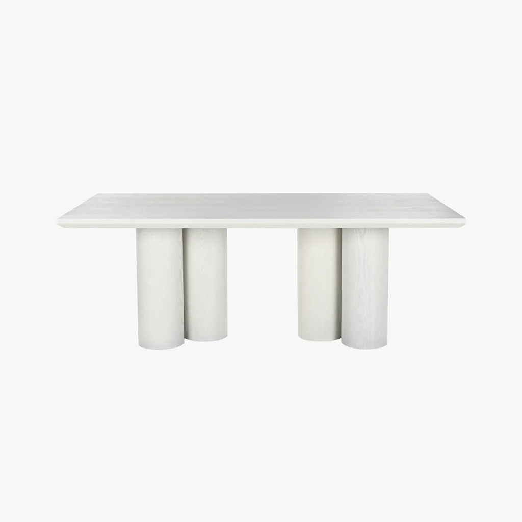 Mesa Madeira Branca 200cm ENLACE