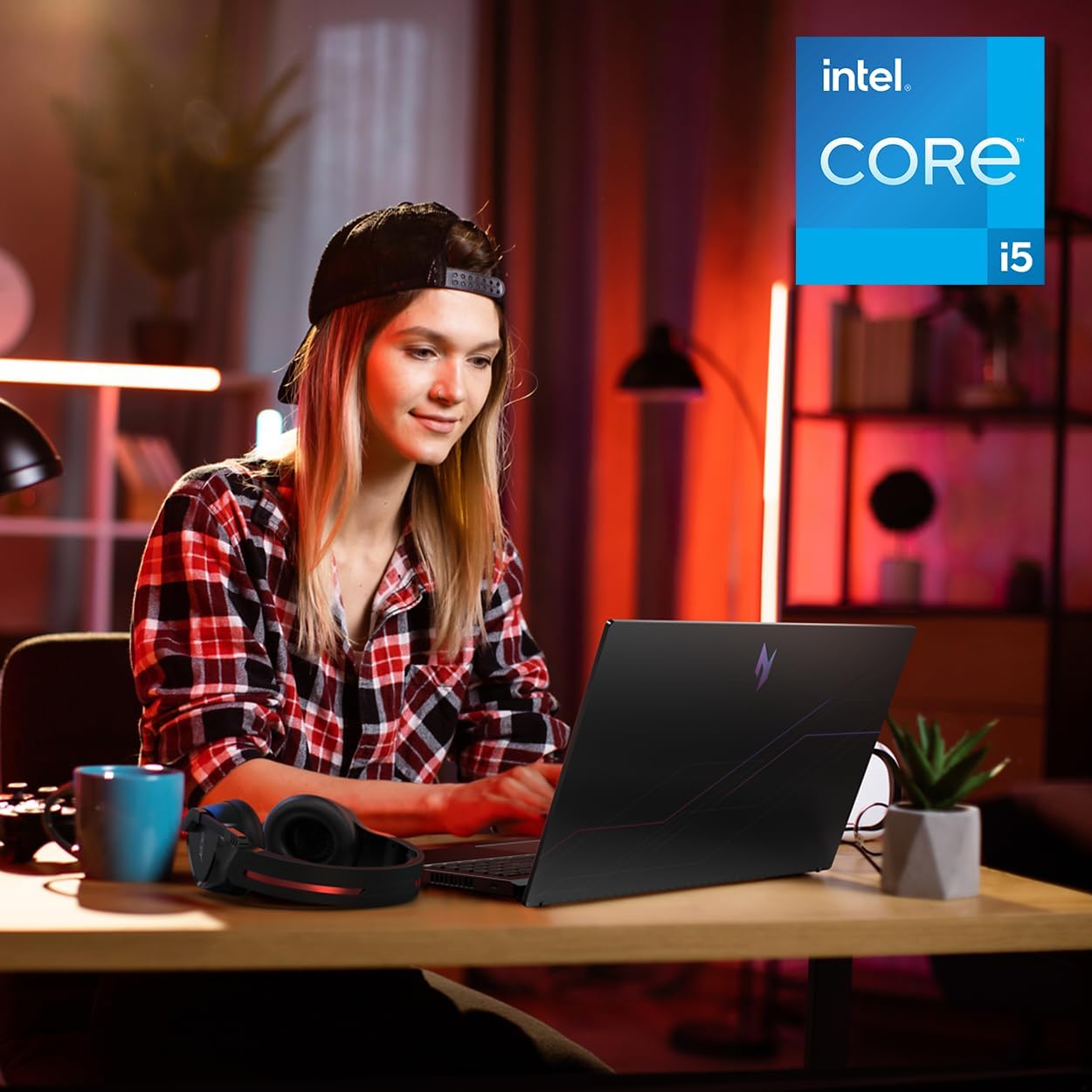 acer Nitro V Gaming Laptop | Intel Core i5-13420H Processor | NVIDIA GeForce RTX 4050 Laptop GPU | 15.6 FHD IPS 165Hz Display | 8GB DDR5 | 512GB Gen 4 SSD | Wi-Fi 6 | Backlit KB | ANV15-52-586Z