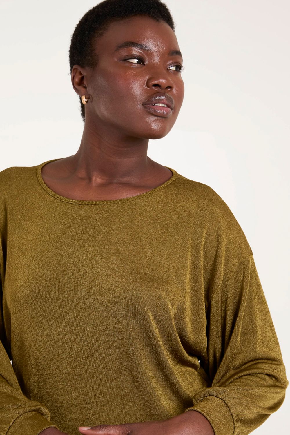Blue Vanilla Mini Ribbed Hi-Low Tunic