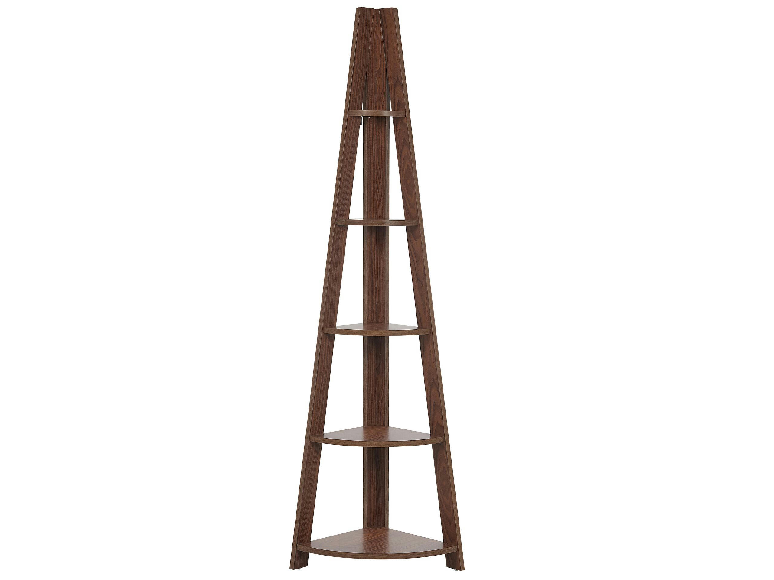 MOBILE SOLO - Étagère angle effet bois meuble de rangement SOLO