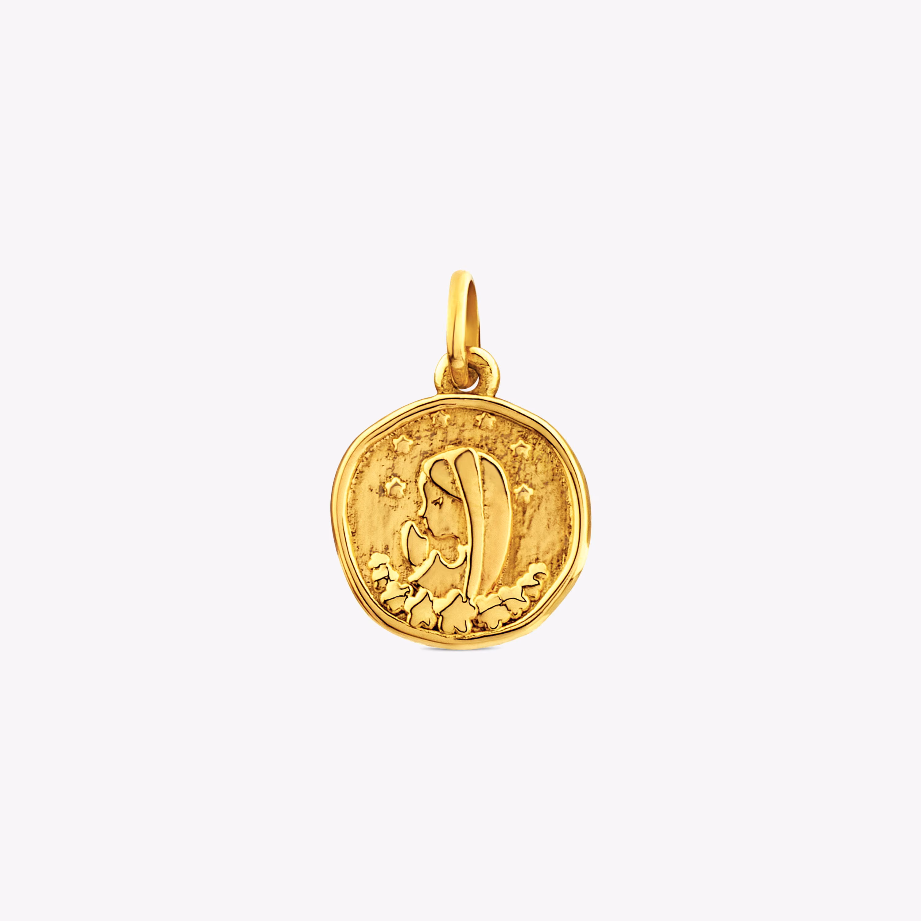 Colgante medalla de oro Devoción
