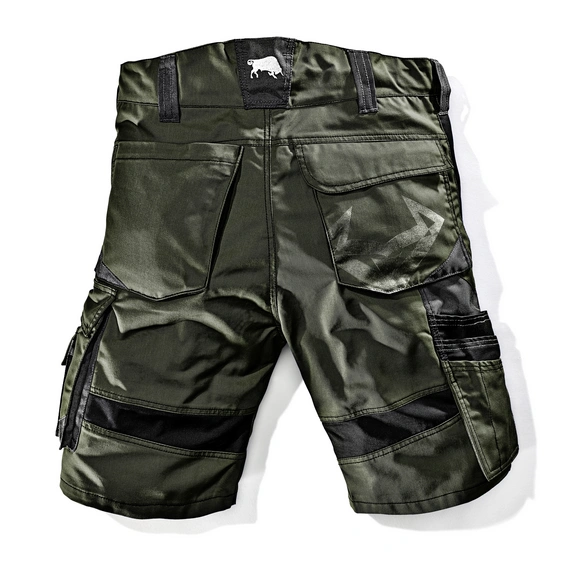 Arbeitsshort »Worxtar«, olivgrün/schwarz, Polyester/Baumwolle, inkl. Karabinerhaken