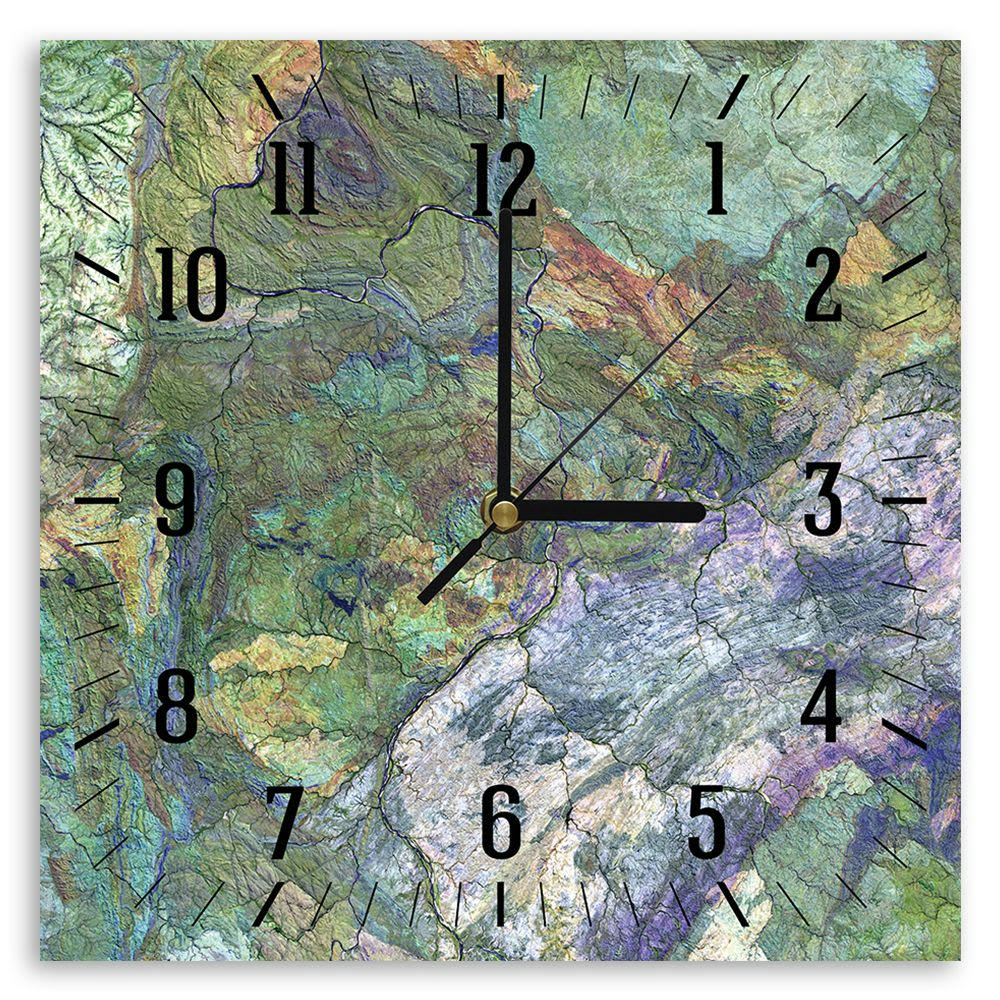 - Horloge murale vue aérienne 30x30cm