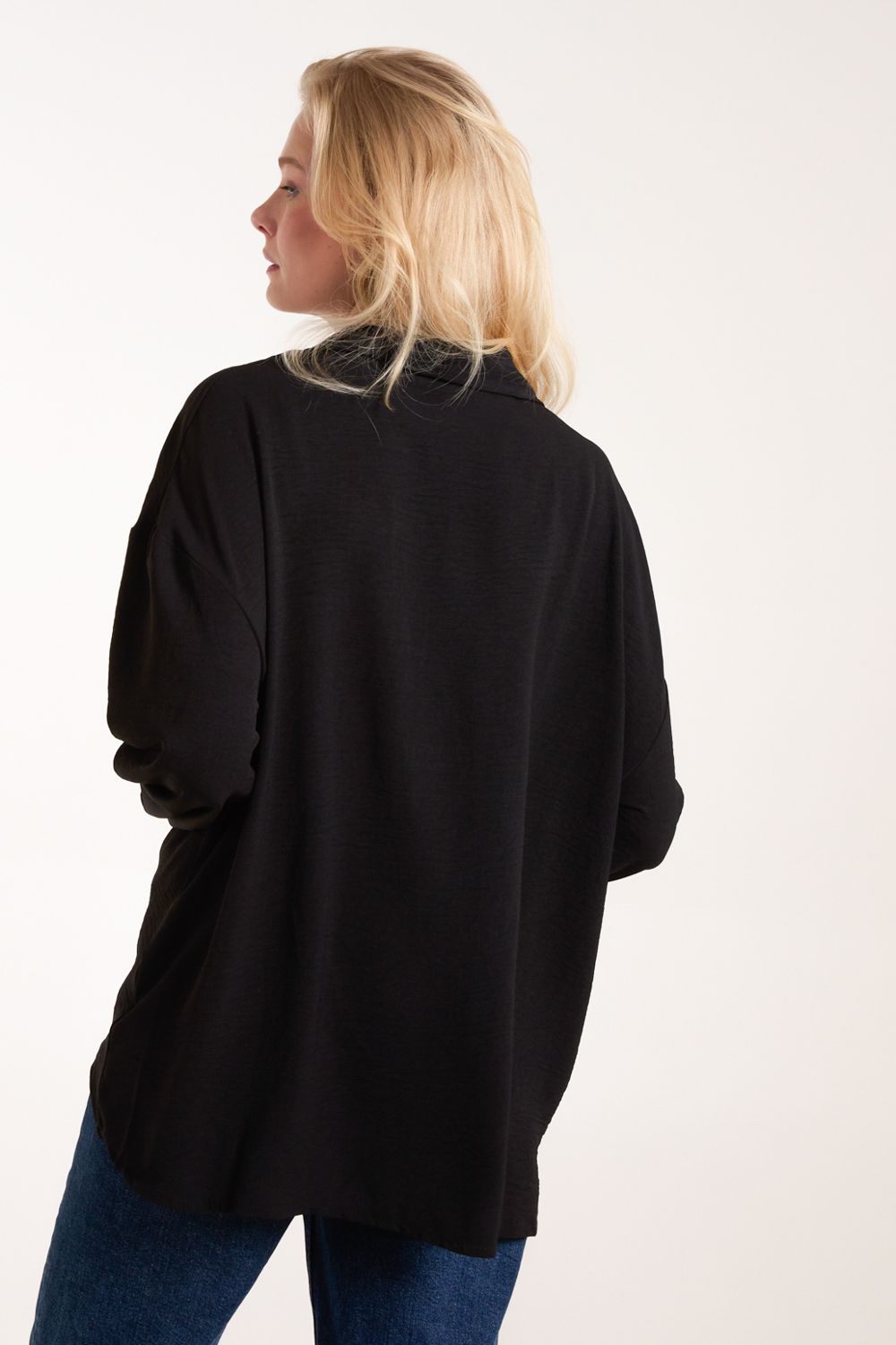 Blue Vanilla Twist Front Shirt