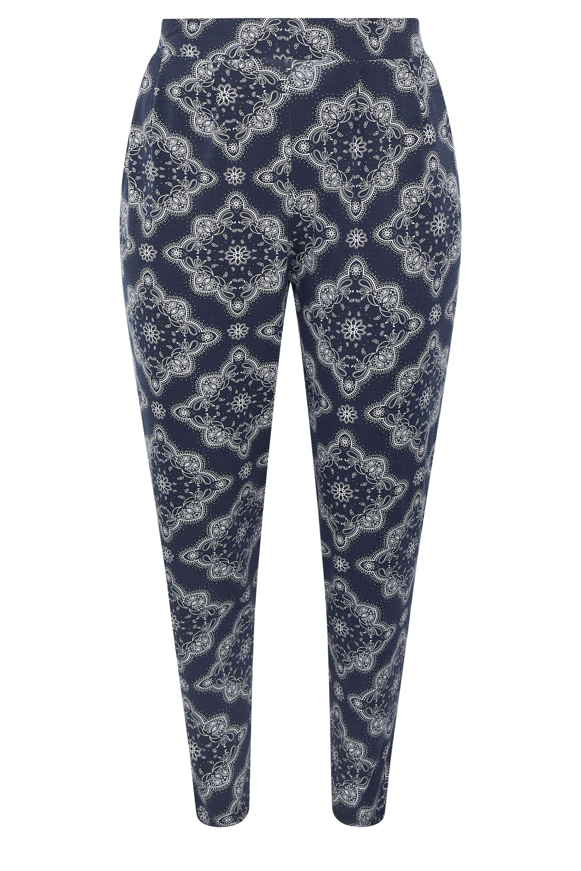 Yours Bandana Print Harem Trousers