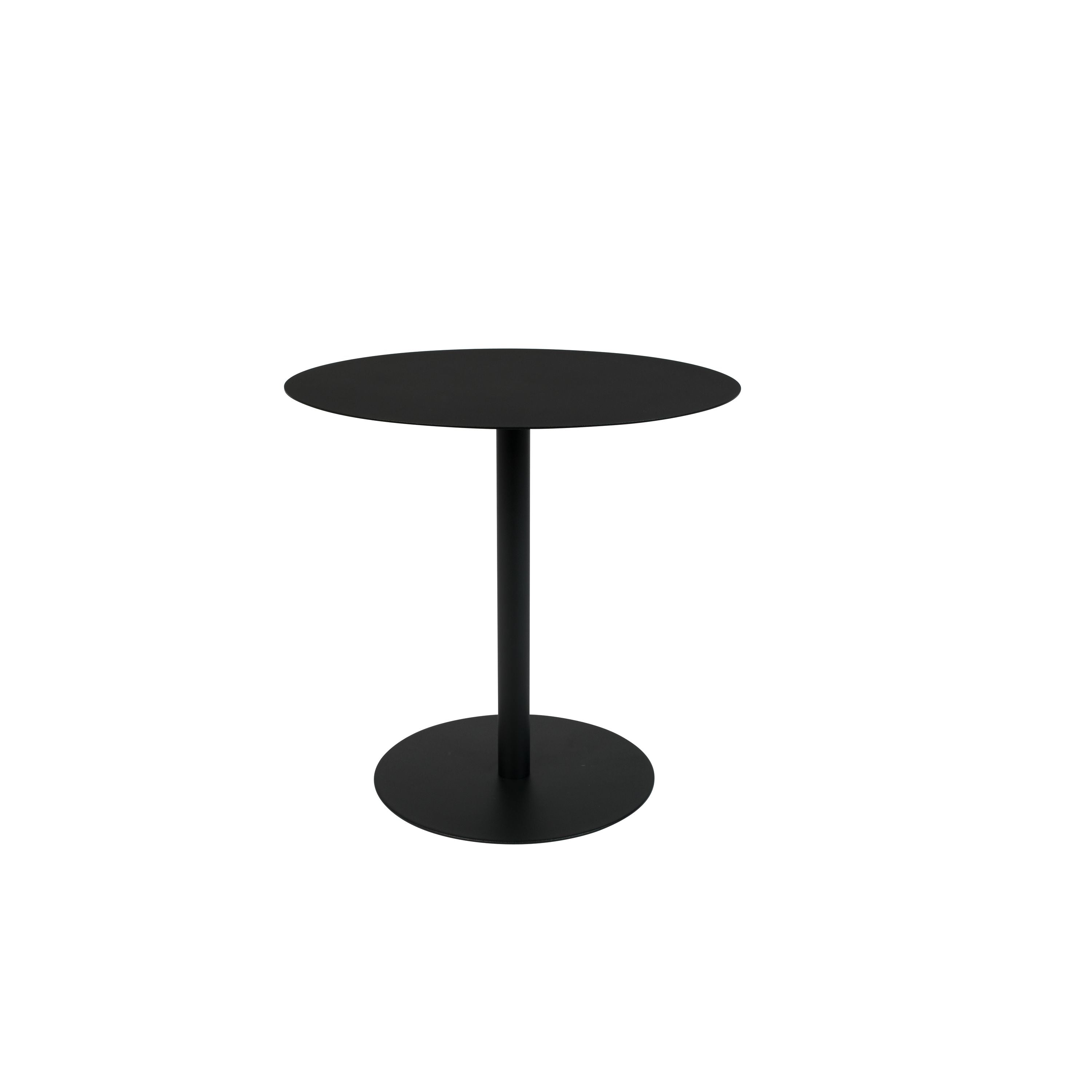 Zuiver Snow Bijzettafel Rond 35 cm Metaal Zwart