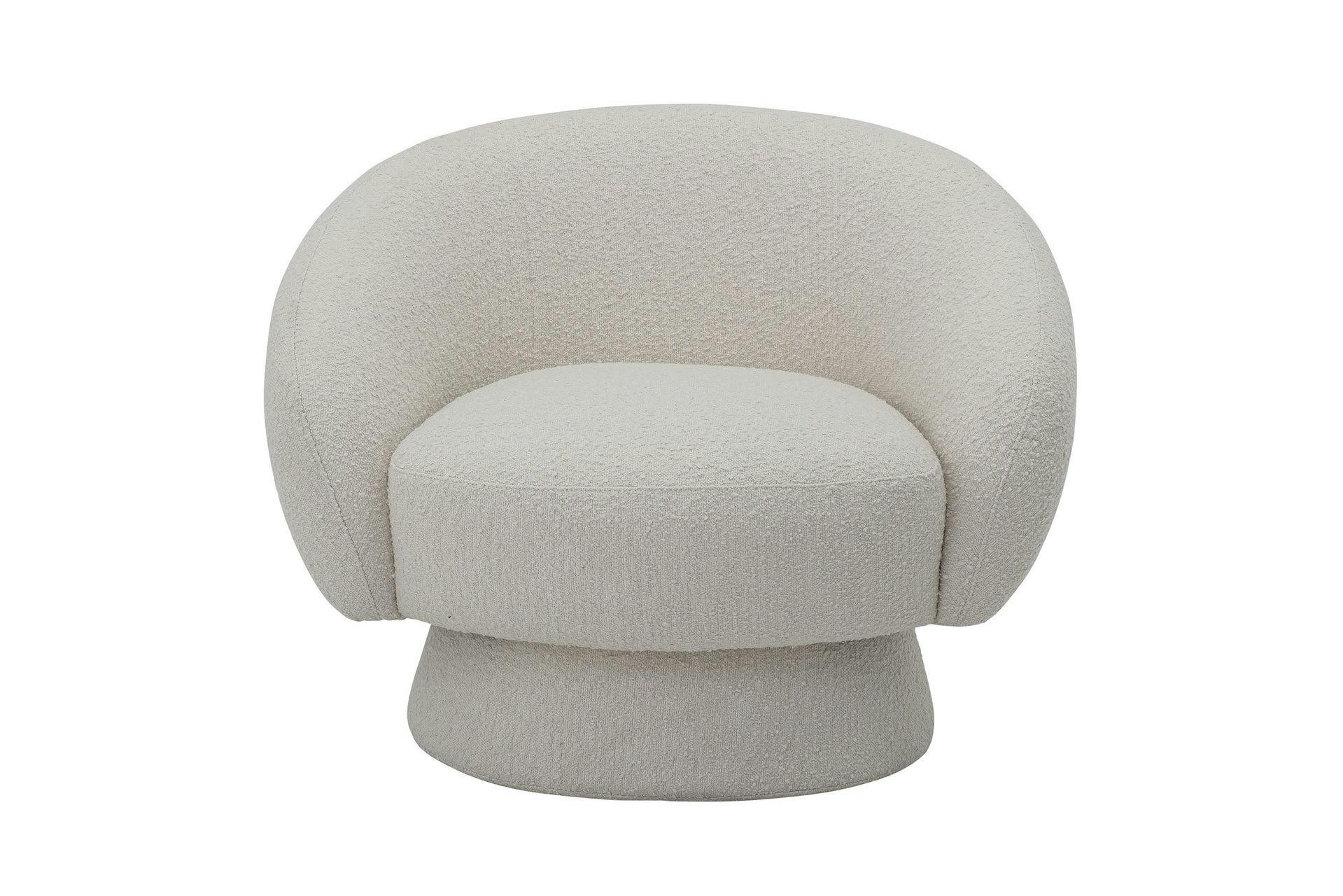 TED - Fauteuil en polyester blanc