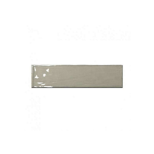 Carrelage mur effet zellige vert kaki 7,5x30 cm MASIA OLIVE
