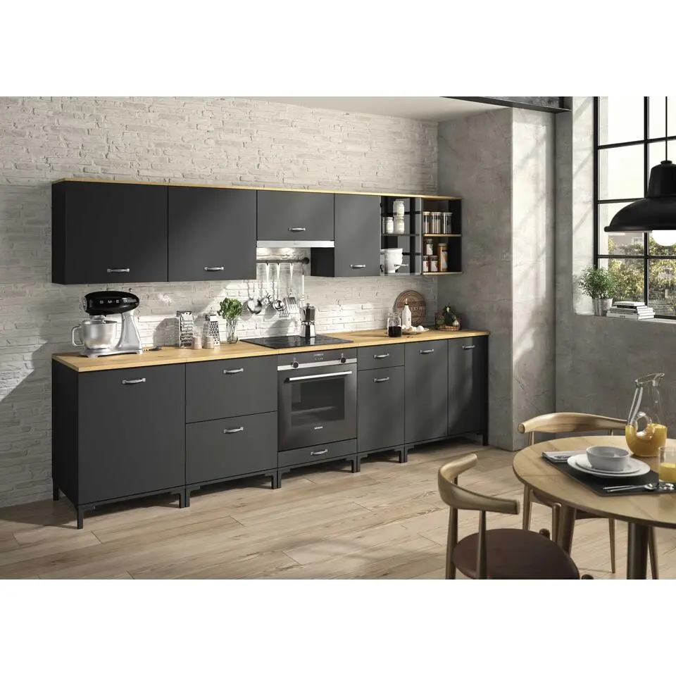 Onderkast keuken Manchester - 40 x 60 x 86 cm - Helvezia Oak-design