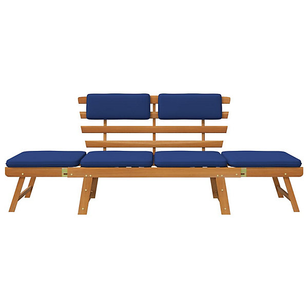 Banc de jardin 190 cm meuble bois Helloshop26