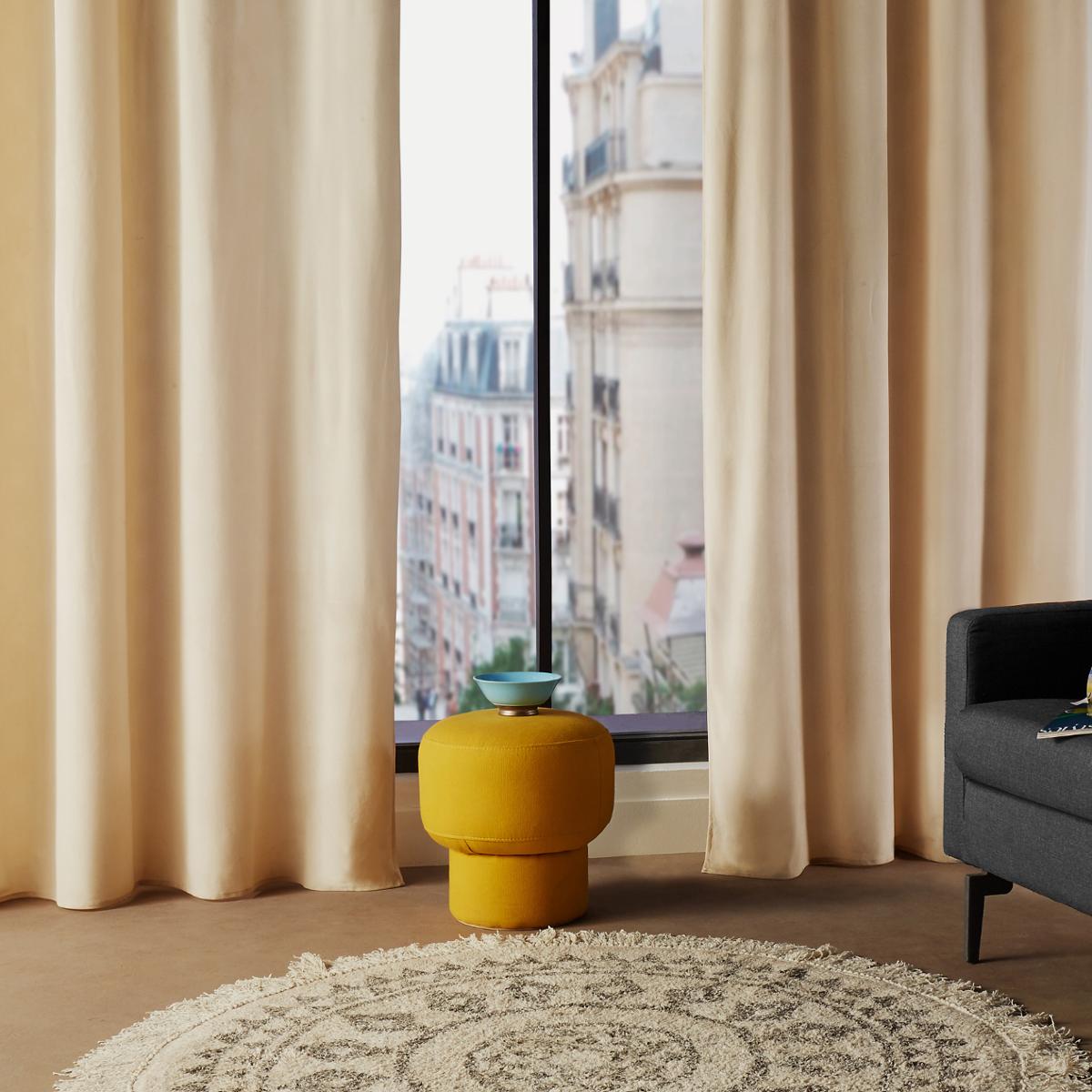 Curtain "Lilou" Ivory white, 140x260 cm