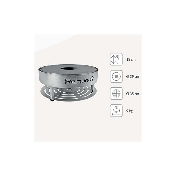 Brasero de table en acier Pirus