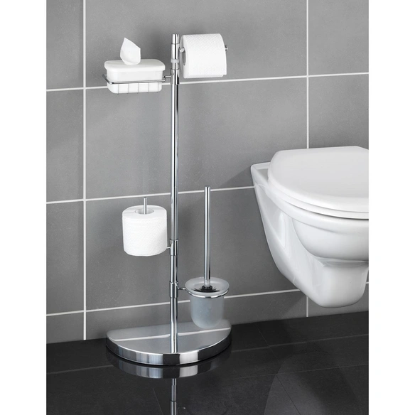 WC-Bürsten & WC-Garnituren, Edelstahl, silberfarben
