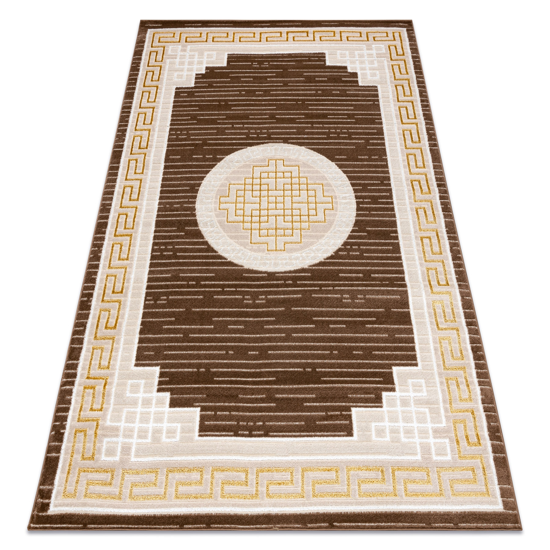 Dywan MEFE nowoczesny 9096 Ramka, grecki klucz - Strukturalny, 120x170 cm