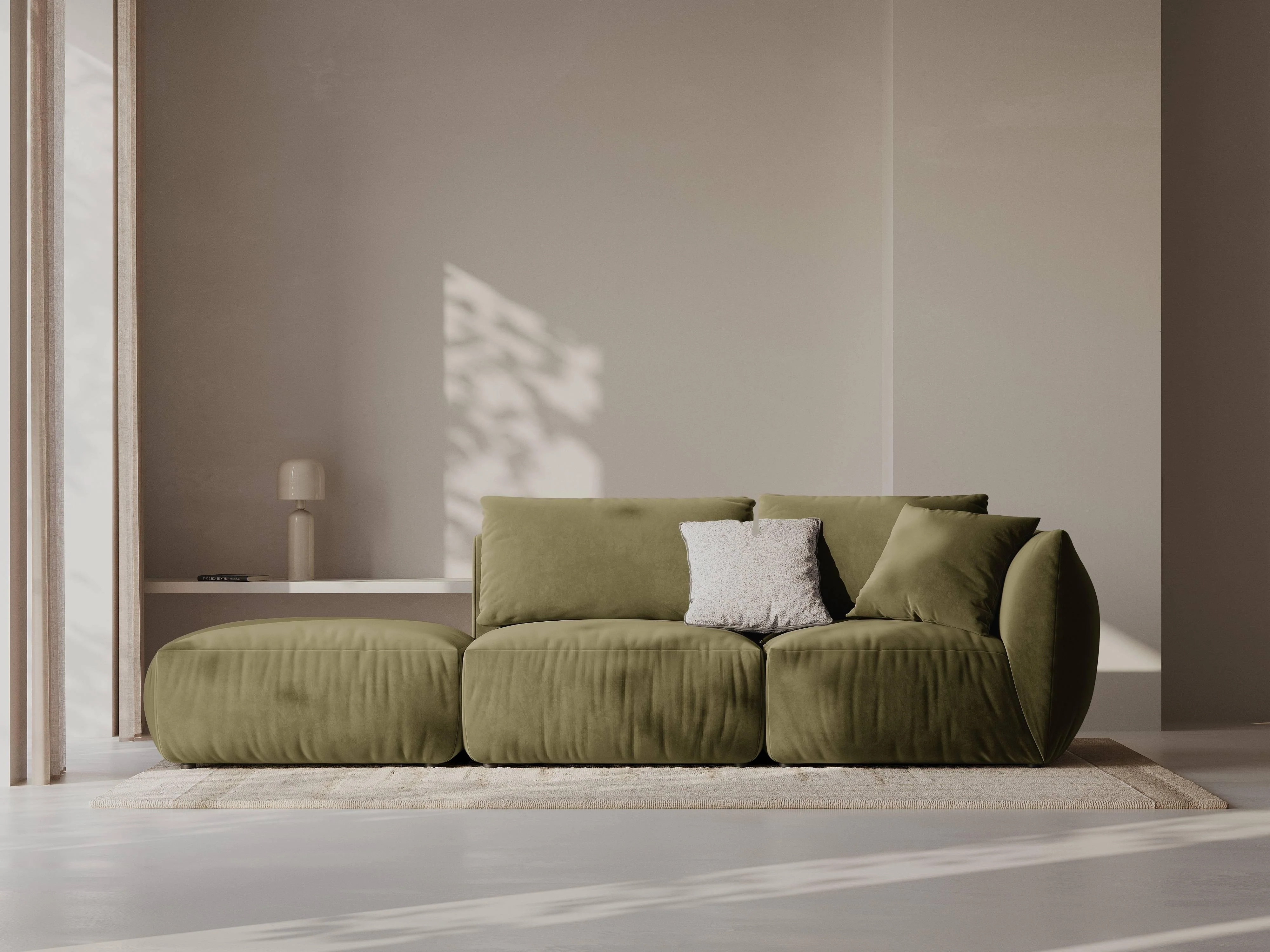 Hoekbank Chris 3-zits links velvet