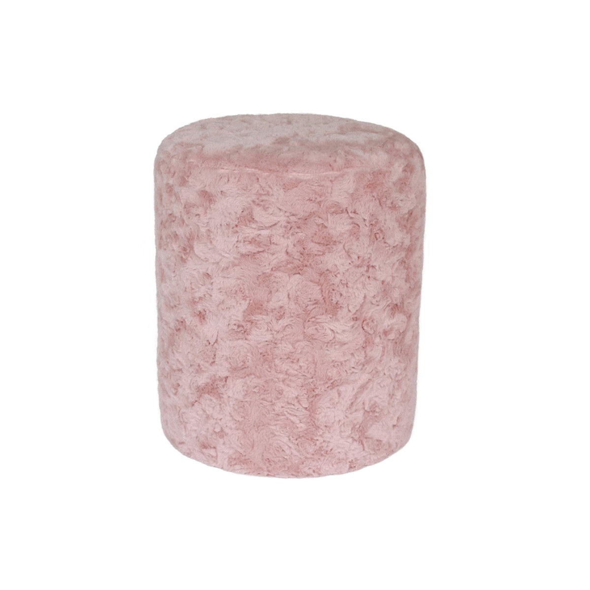 Leitmotiv poef Tierno - roze - Ø36cm