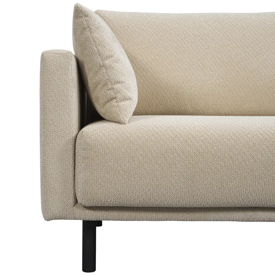Bank Siem 3-zits - stof Egon - beige
