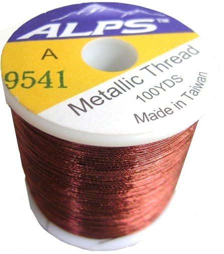 Alps 100yds of Metallic Brown Rod Wrapping Thread-Size A (0.15mm) Thread