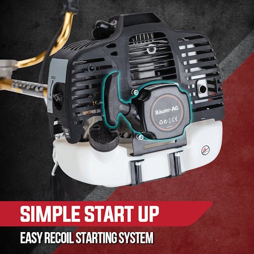 NNEMB 65CC Brushcutter Whipper Snipper Trimmer Brush Cutter Multi Pole Tool