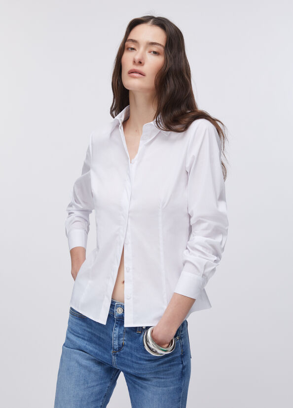 Camicia con ricami gioiello