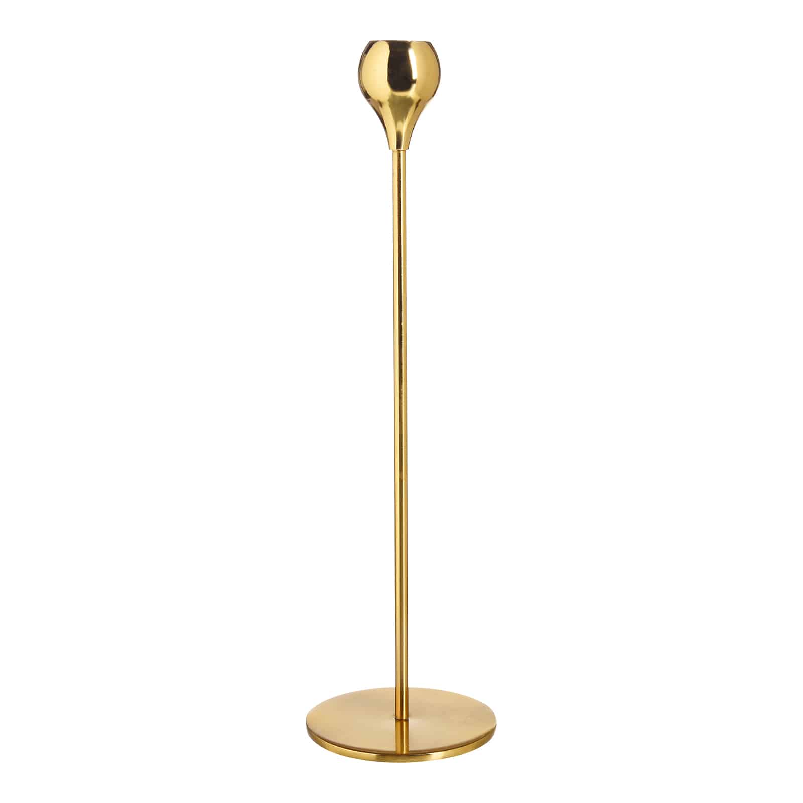 Stabkerzenhalter Simply Gold, ⌀ 9 cm, H 300 mm