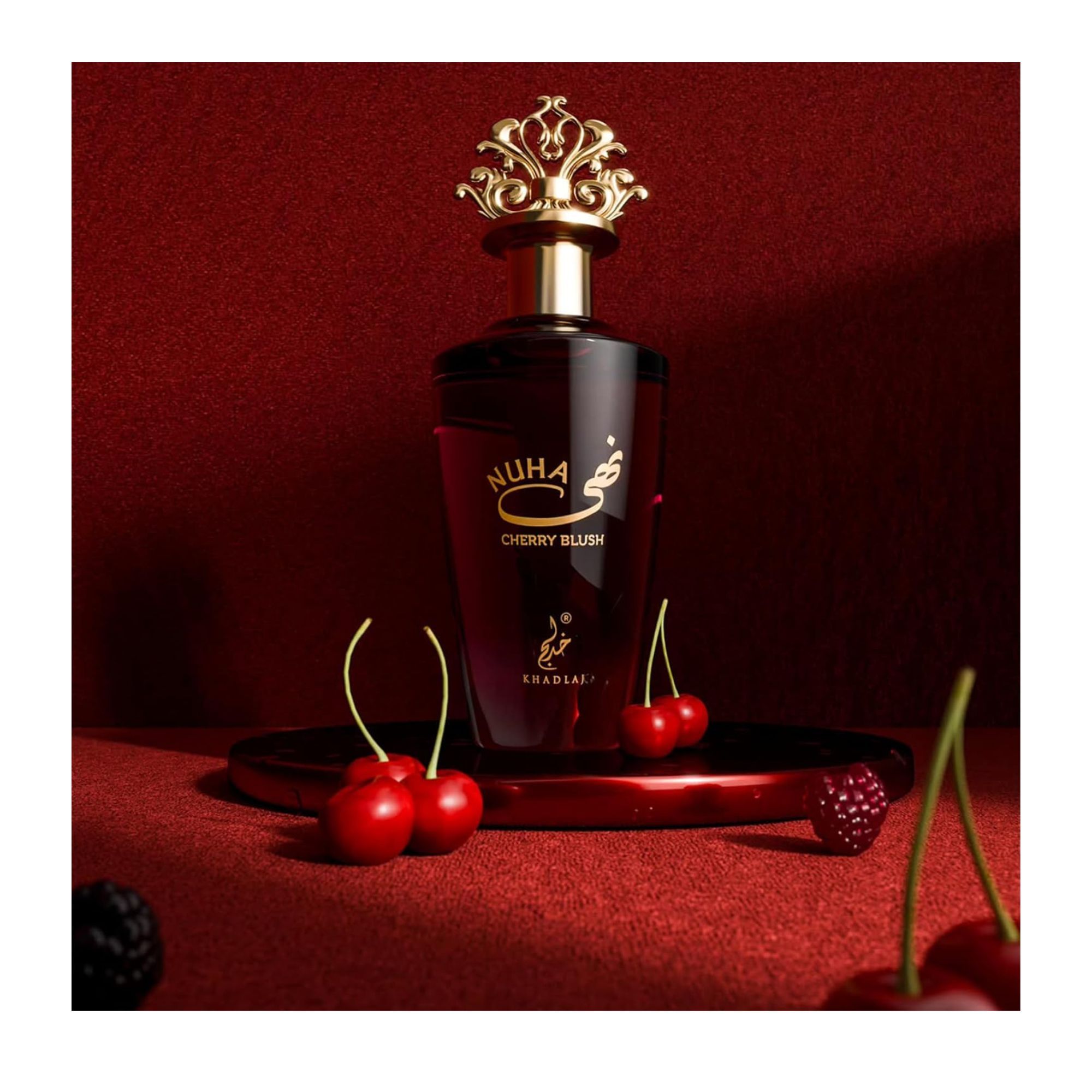 Khadlaj Perfumes Nuha Cherry Blush 85ml Eau de Parfum fragrance for Women