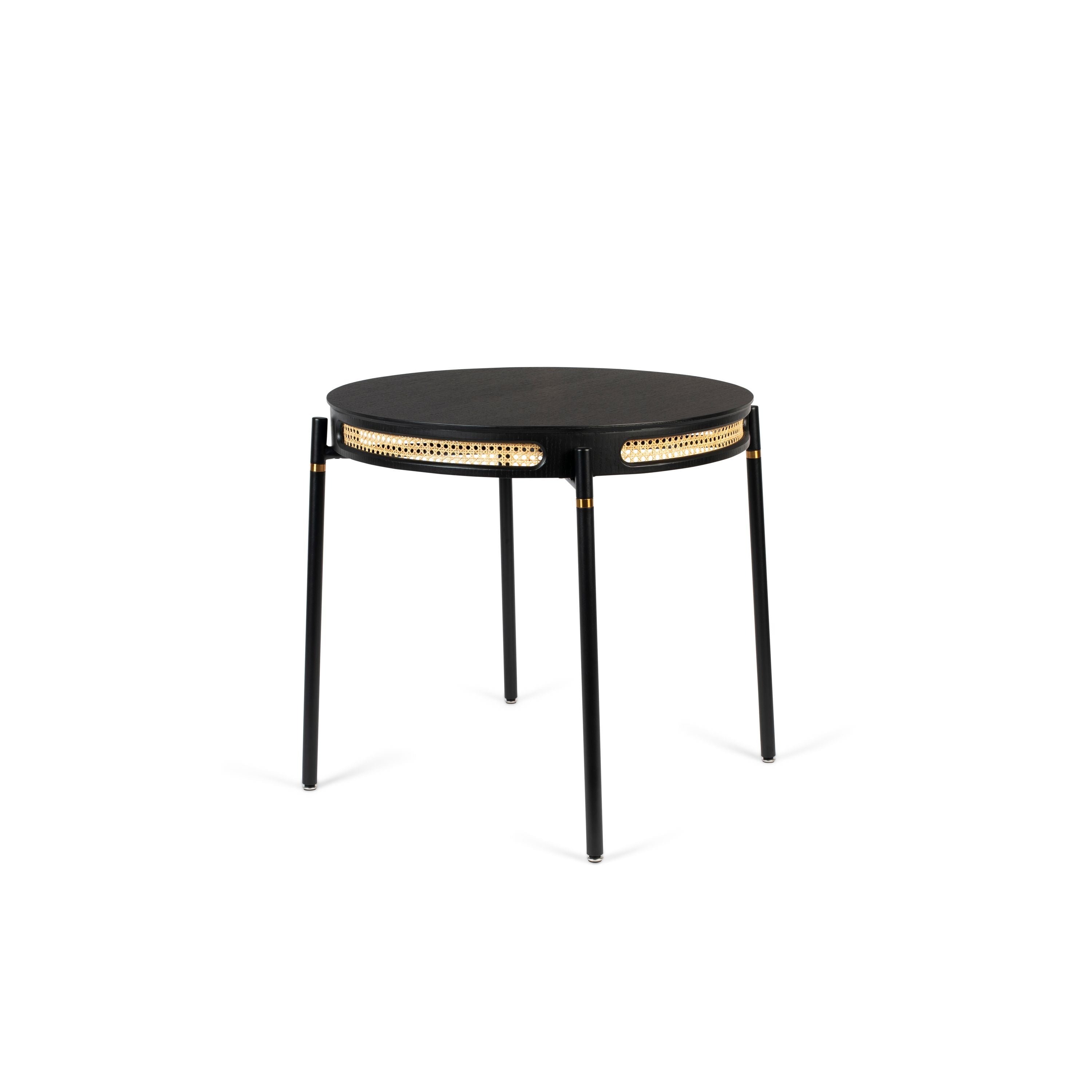 Bold Monkey Don't Stop The Webbing ronde eettafel 80 cm - Zwart