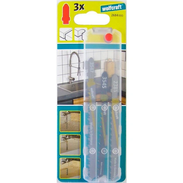 Stichsägeblätter-Set, Kohlenstoffstahl (HCS)