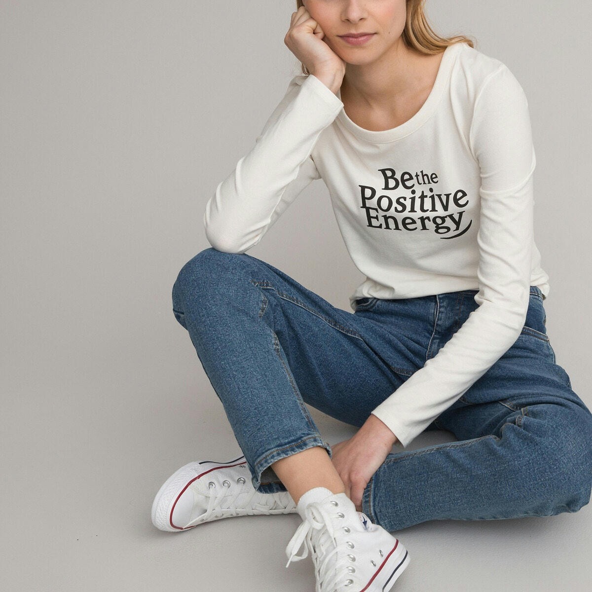 T-shirt manches longues à message