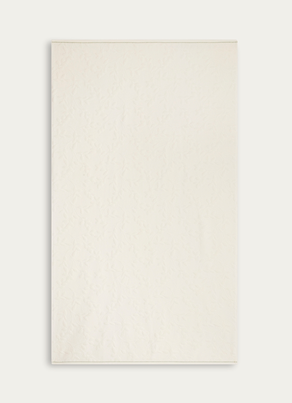SERVIETTE DE TOILETTE JACQUARD UNI ECRU