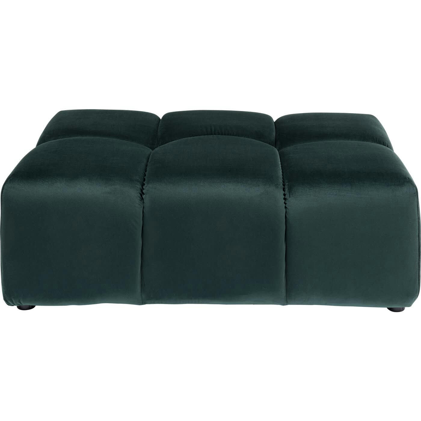 BELAMI - Pouf Belami vert foncé Kare Design
