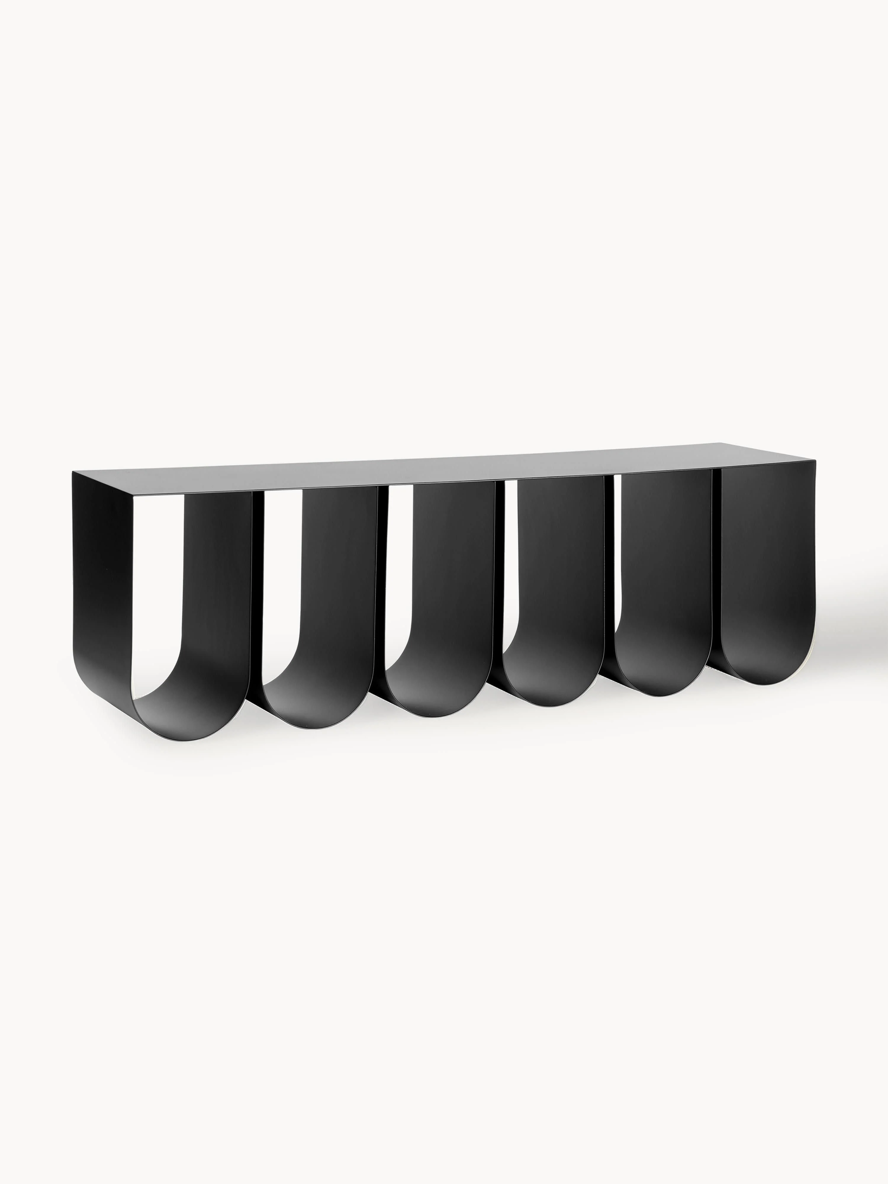 Metall-Wandregal Curved