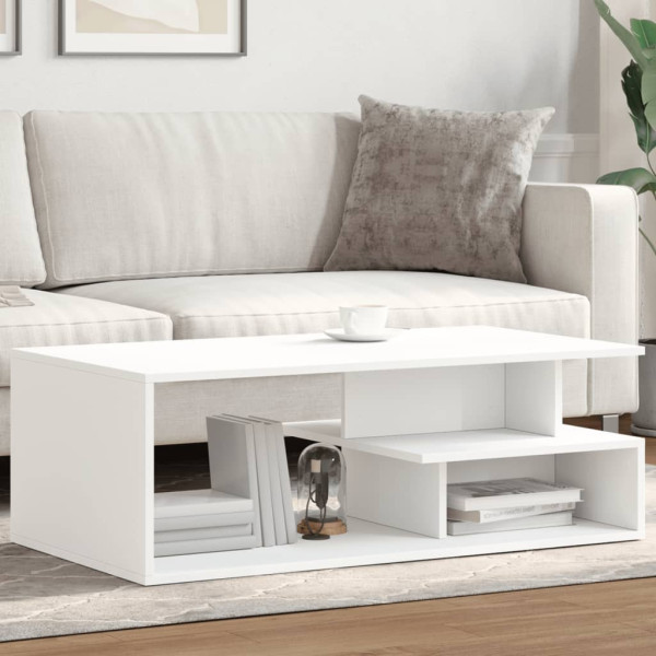 Stolik Kawowy Ława Stół Biały 102x55x35 Do Salonu Do Pokoju