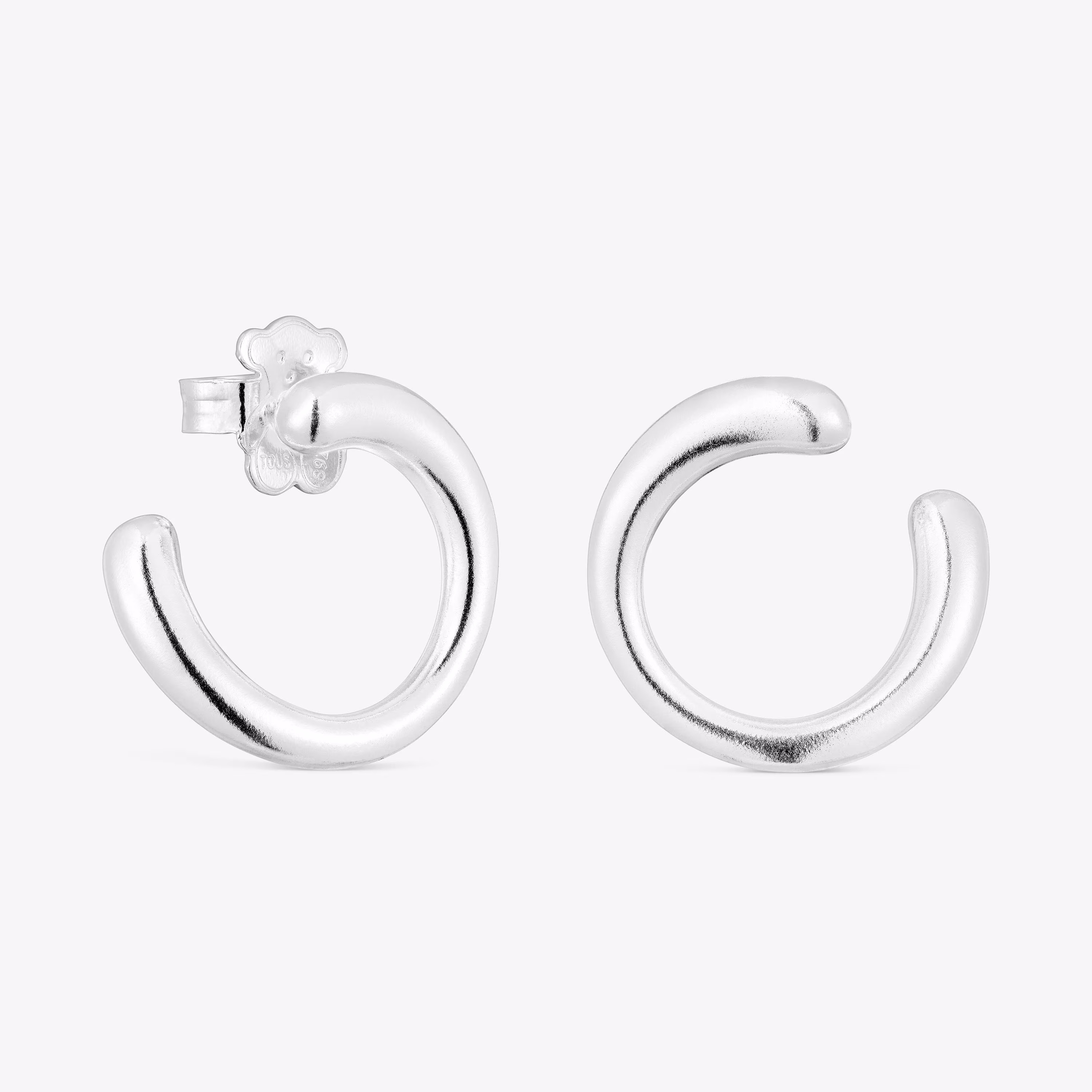 Pendientes de plata círculo New Hav