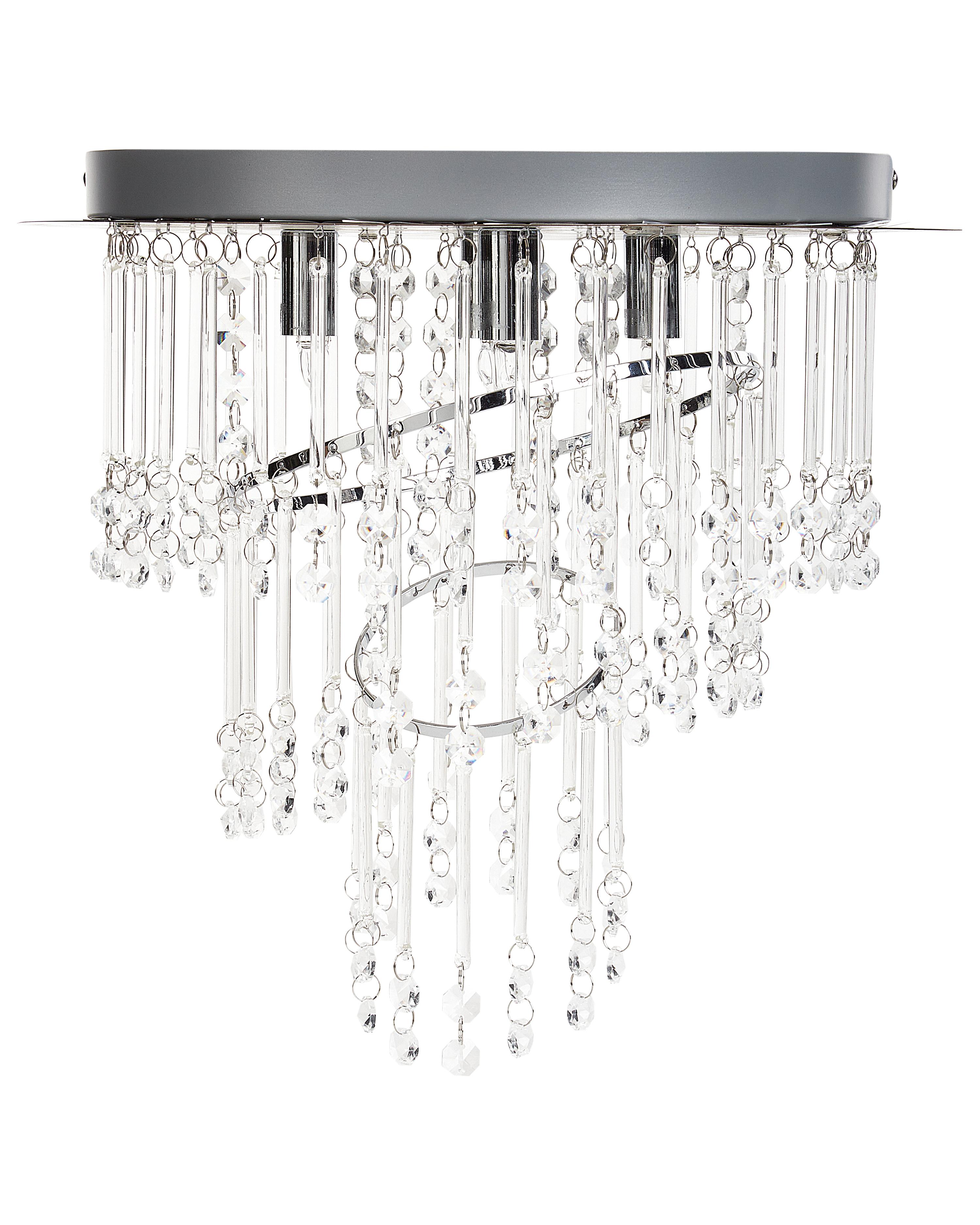 Chandelier ESMELLE L Crystal Silver