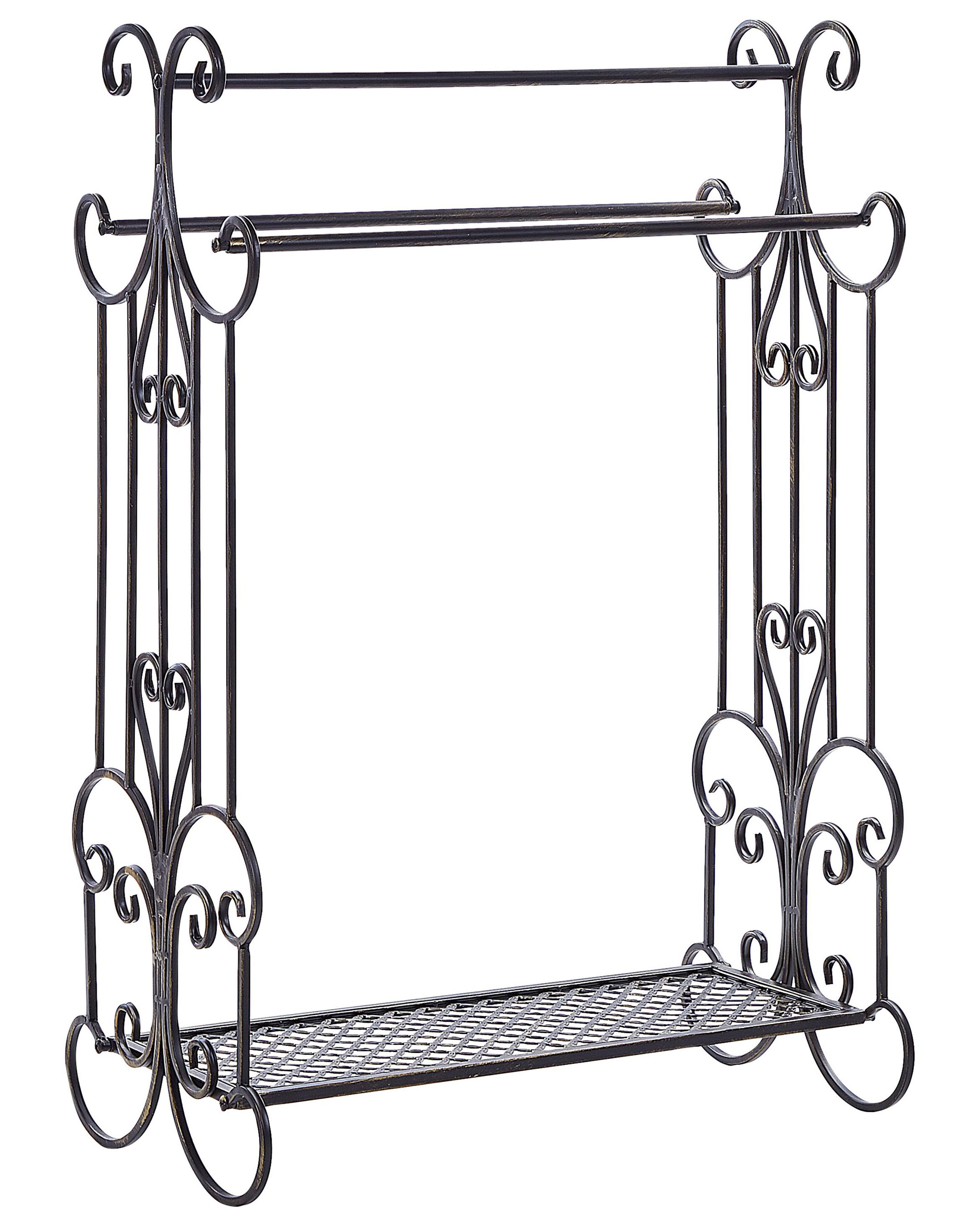 Towel Stand GLADIS Metal Black