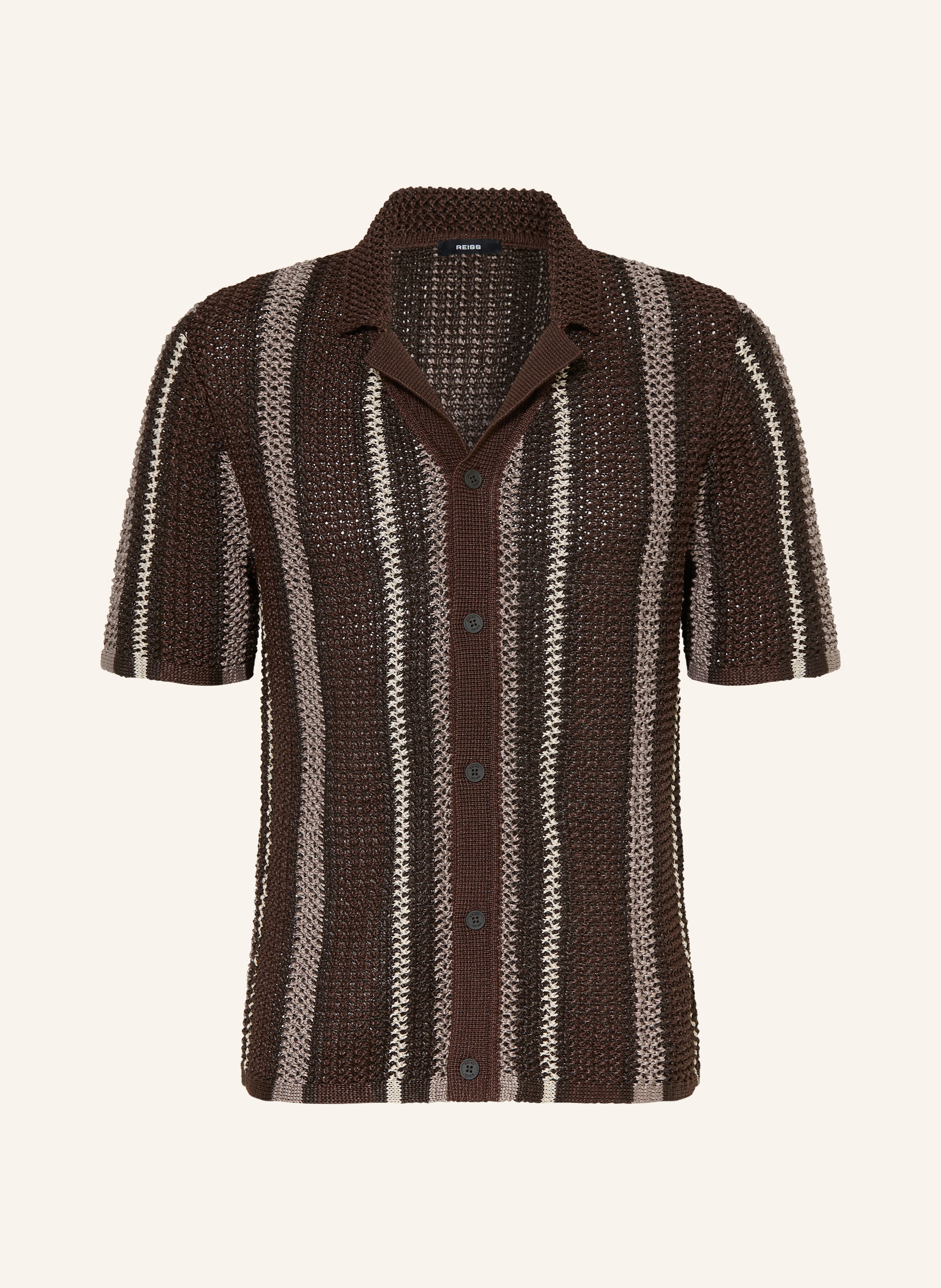 REISS Strickhemd FARIN Slim Fit